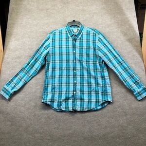 Summer Plaid Shirt Tailored By J. Crew Size Large